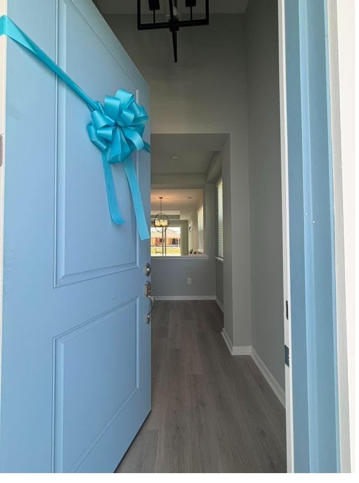 Beach House Moving protecting a home entry during a move