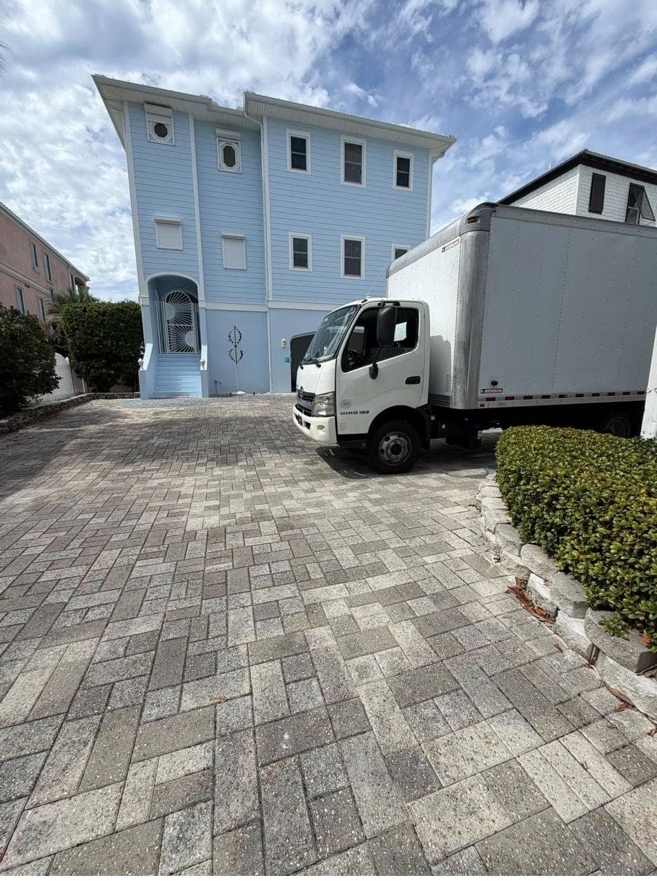 Beach House Moving box truck loaded for a residential move